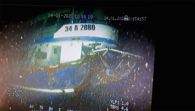 Kilyos'ta batan teknenin su altındaki görüntüsüne ulaşıldı - Resim: 0