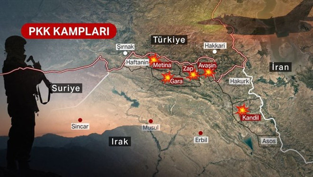 Kuzey Irak'ta geniş çaplı operasyon! Havadan karadan vuruyoruz - Resim: 0