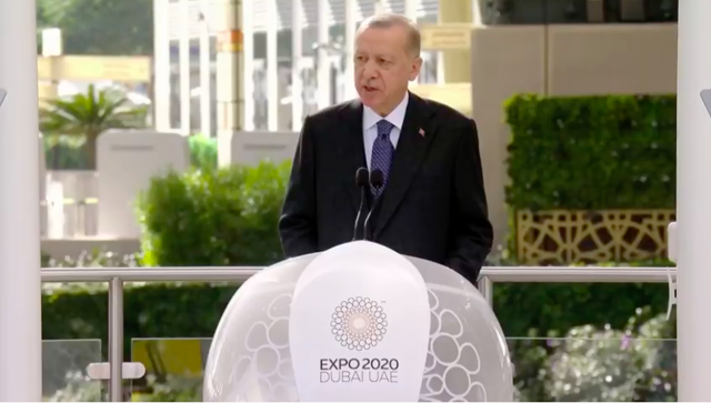 Cumhurbaşkanı Erdoğan Dubai Emiri Al Maktum ile görüştü Dubai Expo'ya katıldı - Resim: 0