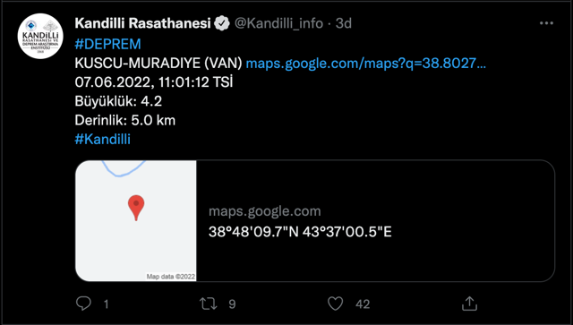 Van'da deprem oldu! AFAD ve Kandilli aynı rakamı verdi son depremler - Resim: 0