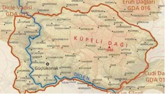 Cudi ve Gabar Dağı nerede, hangi ilde haritadaki bölgesi ve  yeri neresi? - Resim: 0