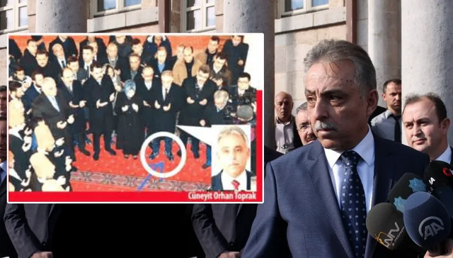 Vali Cüneyit Orhan Toprak camiye ayakkabılarıyla girdi - Resim: 0