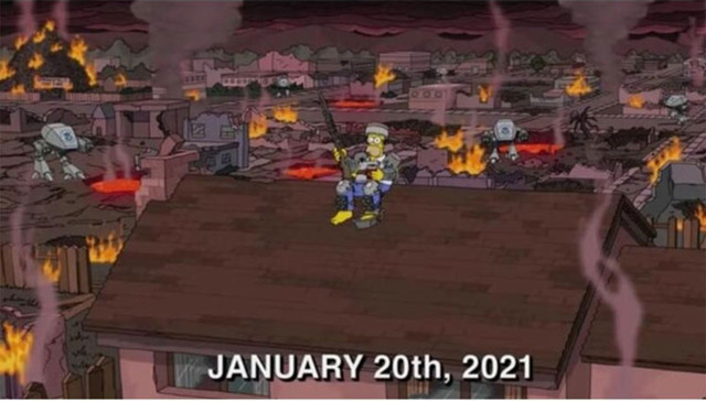 Amerika'yı korkutan tarih! 20 Ocak 2021'de iç savaş mı çıkacak Simpsonlar kehaneti - Resim: 1