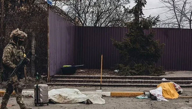 Ukrayna'da 4 yıl önce Donbas'tan kaçan aile Kiev yakınlarında hayatını kaybetti - Resim: 0