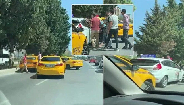 İstanbul Esenyurt'ta taksiciler kadın sürücü adayının yolunu kesip dehşeti yaşattı - Resim: 0