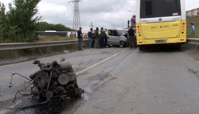 Başakşehir’de feci kaza: 1 ölü, İETT şoförü ağır yaralı - Resim: 0