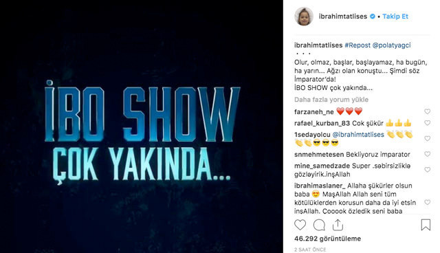 İbo Show hangi kanalda başlıyor İbrahim Tatlıses haberi verdi ortalık yıkıldı - Resim: 2