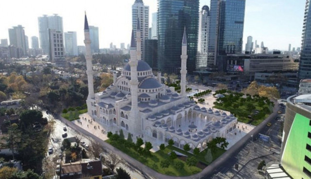 Erdoğan Levent'teki caminin ismini açıkladı! Temel atma töreni gerçekleştirildi - Resim: 0