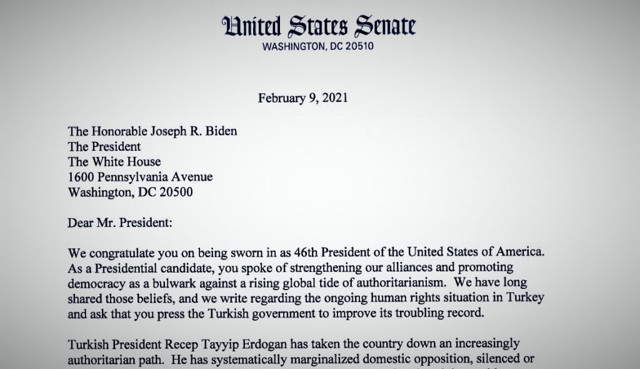 ABD'li 54 senatörden Joe Biden'a zehir zemberek Türkiye mektubu - Resim: 0