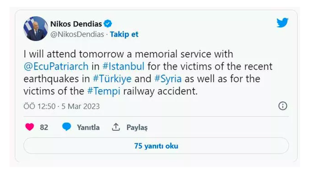 Türkiye ziyareti öncesi skandal paylaşım! Tepkiler yağınca Yunan bakan çark etti - Resim: 1