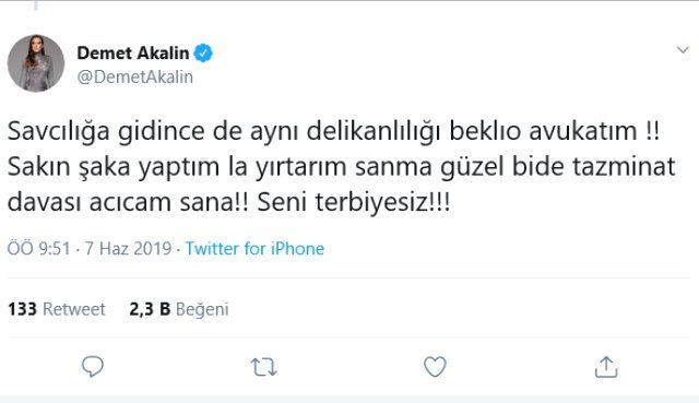 Takipçisi Demet Akalın'ı çileden çıkardı! Akalın takipçisine dava açıyor - Resim: 4