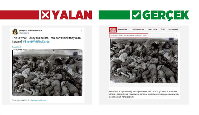 Terör örgütü yanlılarından Barış Pınarı Harekatı manipülasyonu - Resim: 0