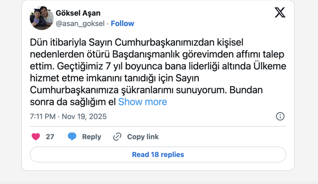 Helallik istedi Erdoğan'a istifasını sundu! Beştepe'de sürpriz ayrılık - Resim: 0
