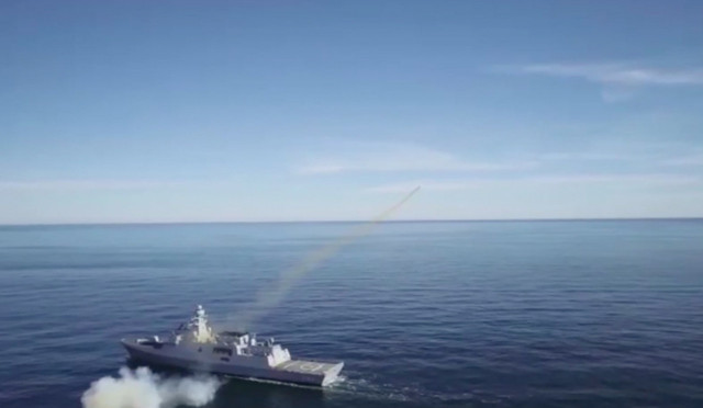 Türkiye'nin ilk milli deniz seyir füzesi AtmacaT CG Kınalıada gemisinden fırlatıldı! - Resim: 1