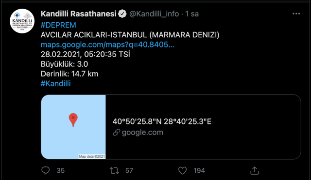 İstabul'da deprem oldu! Marmara Denizi'ndeki deprem korkuttu - Resim: 0