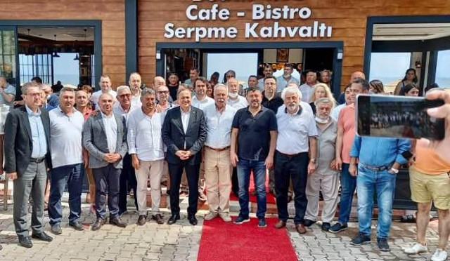 Halk TV'nin sahibi Mahiroğlu'nun Çanakkale Assos'taki kaçak iş yeri açılışına CHP tam kadro katıldı - Resim: 0