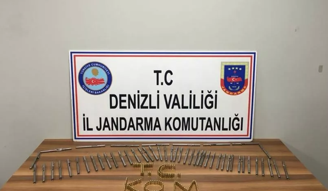 Olayın adresi Denizli! 50 adet kalem suikast silahı ele geçirildi - Resim: 1