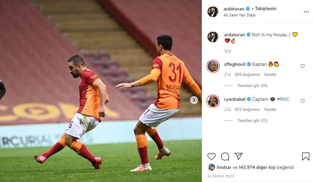 Arda Turan'dan Beşiktaş'a kupa göndermesi: Benim evimde olmaz - Resim: 0