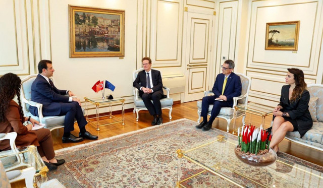 AB Türkiye Delegasyonu Başkanı Nikolaus Meyer-Landrut, Ekrem İmamoğlu'nu ziyaret etti - Resim: 1