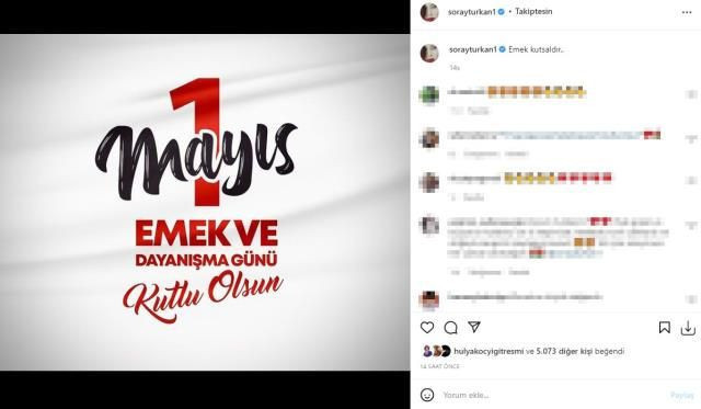 Hepsinin tek 1 isteği var! İşte ünlülerin 1 Mayıs mesajları... Esra Erol Seda Sayan Armağan Çağlayan paylaştı - Resim: 3