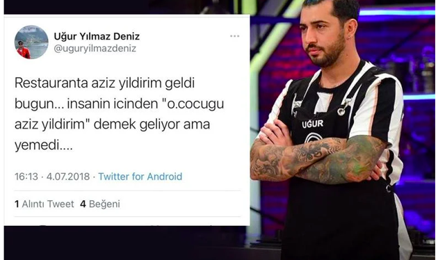 Masterchef Uğur küfürleri ne yazdı twitter'da yazdıkları kovdurdu! - Resim: 3