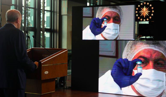 Cumhurbaşkanı Erdoğan Turkovac'ı tanımayan Tabipler Birliğini yerden yere vurdu Mehmet Ceyhan da 'Yaptırın diyemem' demişti - Resim: 0