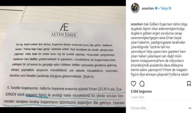 Ece Erken'den Gülben Ergen'e: Haddini bileceksin! - Resim: 4