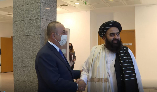 Bakan Çavuşoğlu'ndan Taliban heyeti ile görüşme sonrası ilk açıklama - Resim: 0
