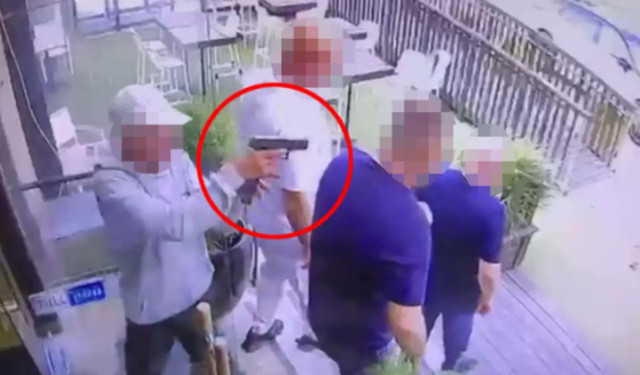 Mafya liderine suikast! Olay yerinde hayatını kaybetti: O anlar böyle görüntülendi - Resim: 1