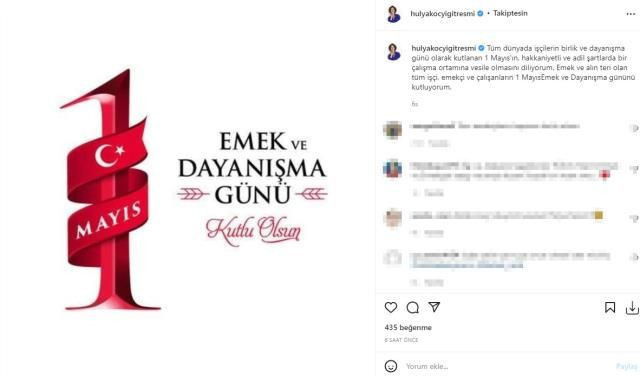 Hepsinin tek 1 isteği var! İşte ünlülerin 1 Mayıs mesajları... Esra Erol Seda Sayan Armağan Çağlayan paylaştı - Resim: 2