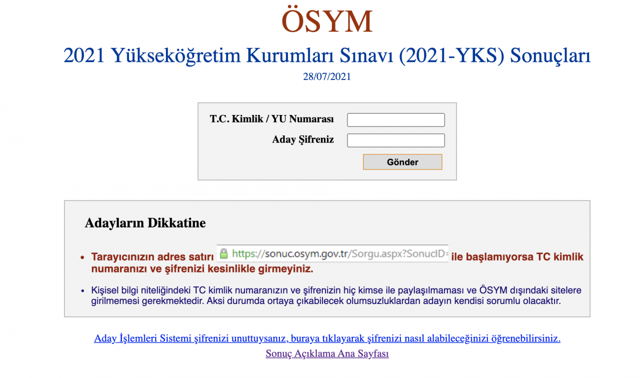 2021 YKS sonuçları açıklandı! Birinciler Adana'dan 2021 YKS AYT TYT sonuçları nasıl öğrenilir? - Resim: 0