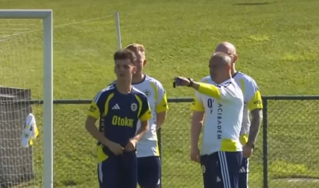 Fenerbahçe antrenmanında dikkat çeken görüntü - Resim: 0