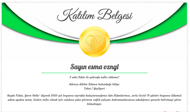 Geleceğe Nefes Ol Kampanyası ücretli mi fidan dikme kaç para? - Resim: 0