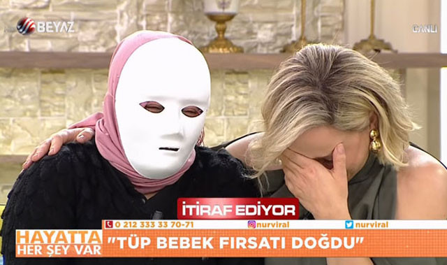 Beyaz TV'de kan donduran itiraf! Maskeyle canlı yayına çıktı - Resim: 1
