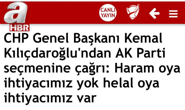 Kılıçdaroğlu A Haber'i fena yakaladı! AK Parti seçmenine hakaret - Resim: 0