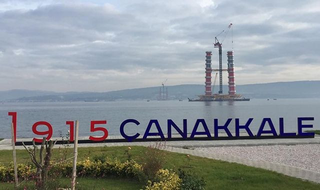 1915 Çanakkale Köprüsü ayakları 100 metreye ulaştı - Resim: 2
