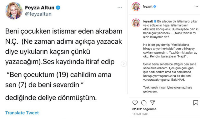 Ünlü avukat Feyza Altun'dan cinsel istismar ifşası: Sen benim abimdin - Resim: 0
