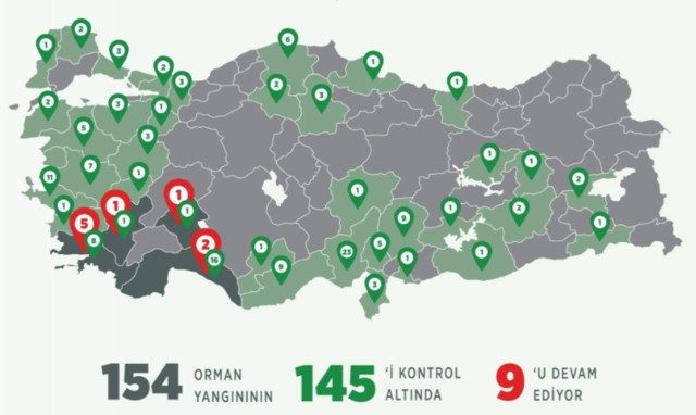 Manavgat Bodrum Milas Marmaris orman yangınlarında son durum Köyceğiz'de iki mahalle boşaltıldı - Resim: 9