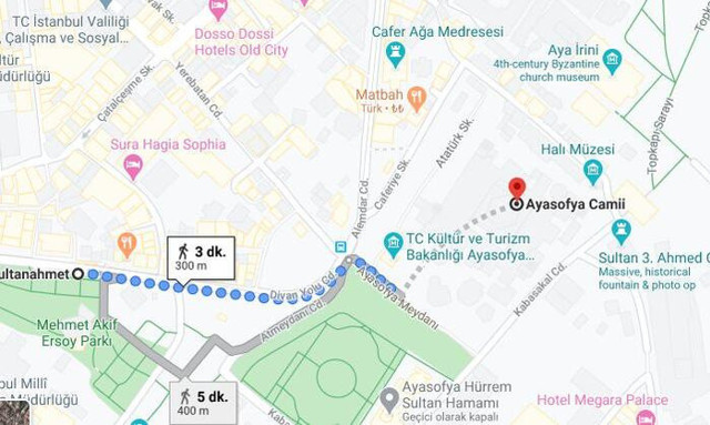 Ayasofya nerede nasıl gidilir Ayasofya Camii açılışı saat kaçta? - Resim: 2