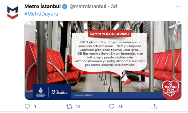 İstabul'da zam müjdesi! Metroda taşıma ücretleri korona salgını nedeniyle ertelendi - Resim: 0