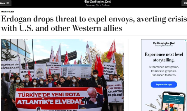 Büyükelçilikler geri adım attı Avrupa basınına göre Cumhurbaşkanı Erdoğan U dönüşü yaptı - Resim: 0