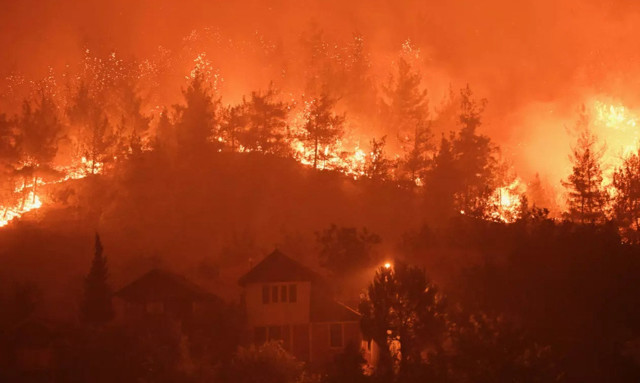 Türkiye'nin ciğerleri yanıyor: 3 ildeki yangına müdahale sürüyor - Resim: 3