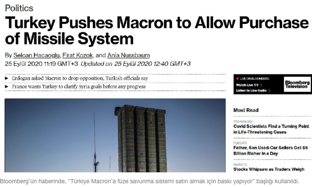 Erdoğan, Macron'dan SAMP/T hava savunma sistemi istedi! Bloomberg'den flaş iddia - Resim: 1