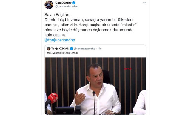 Mültecilere '10 kat zam' skandalı! CHP'li Tanju Özcan ile Can Dündar birbirine girdi - Resim: 0