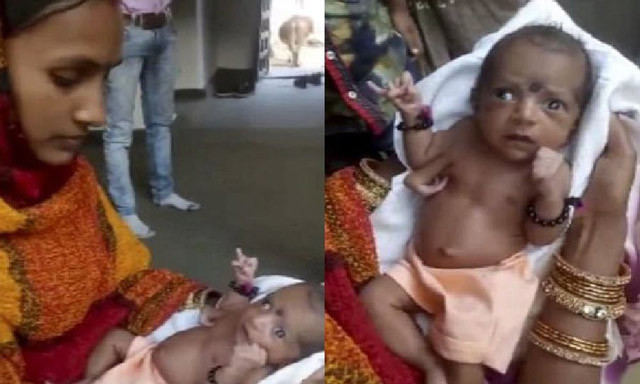 3 kollu doğan bebeği 'peygamber' ilan ettiler - Resim: 1