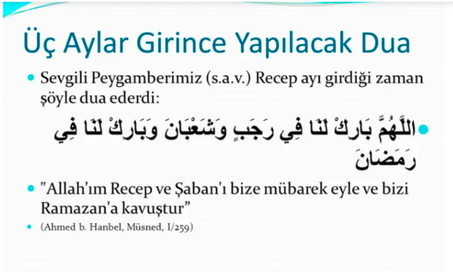 Recep ayının ilk gecesi yapılacak ibadetler neler zikir ve tesbihler neler? - Resim: 0