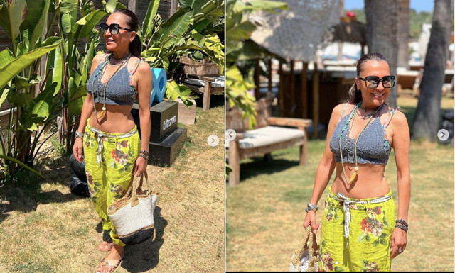 Tatlı Hayat'ın Menekşesi Asuman Dabak'a bakın! 52 yaşında plaj pozlarıyla esti geçti - Resim: 1