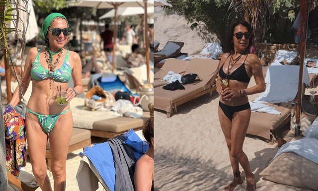 Tatlı Hayat'ın Menekşesi Asuman Dabak'a bakın! 52 yaşında plaj pozlarıyla esti geçti - Resim: 0