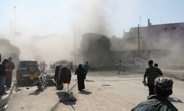 Suriye'nin kuzeyinde eş zamanlı terör saldırıları - Resim: 0