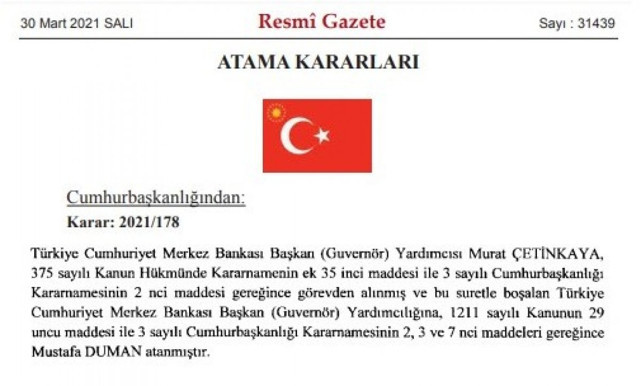 Merkez Bankası Başkan Yardımcısı Mustafa Duman oldu - Resim: 0